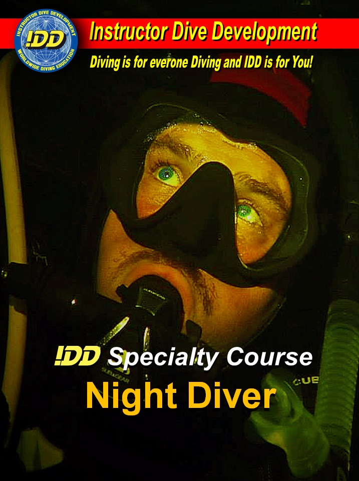 IDD IADS UW Night Diver Waterman Dive Center Tilburg