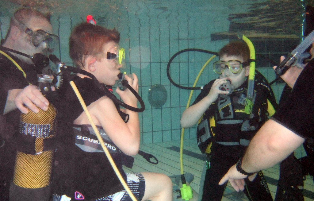 Jay en Rick Dolphin Rangers Waterman Dive Center