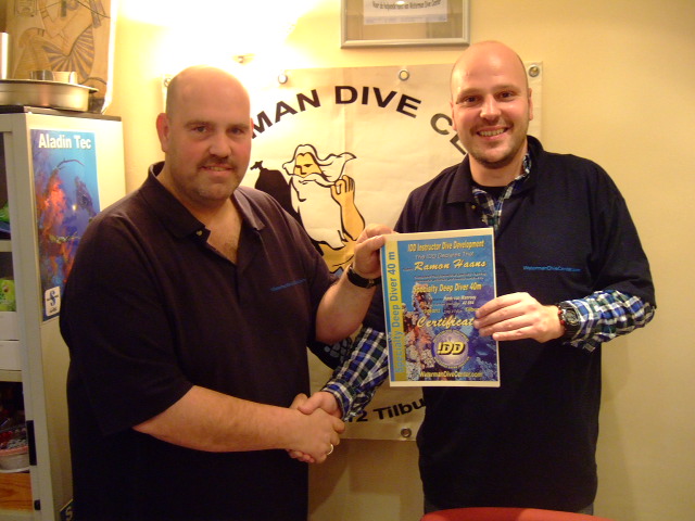 Ramon, Gefeliciteert met het behalen van je IDD Deep Diver Brevet op 05-02-2012