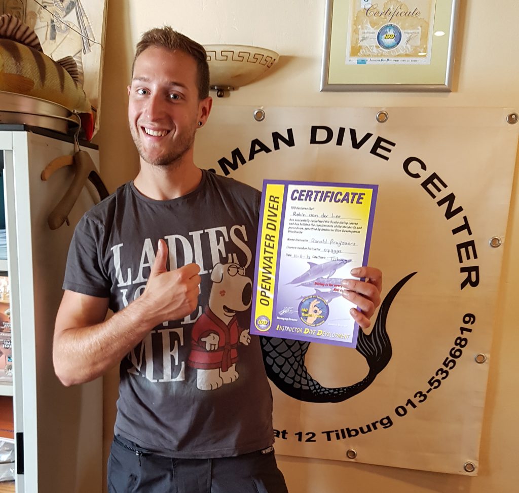 Robin van der Lee Waterman Dive Center Tilburg Drunen