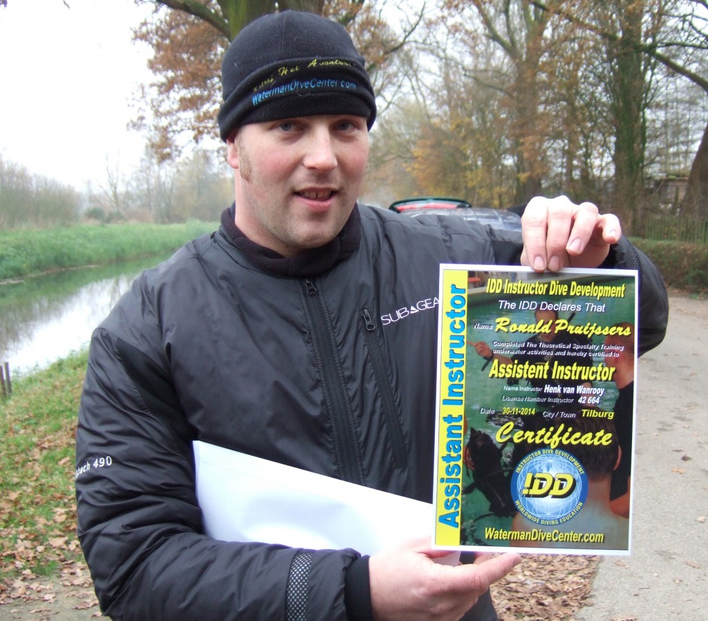 Ronald Pruijsseres Assistent Instructor IDD Waterman Dive Center Tilburg