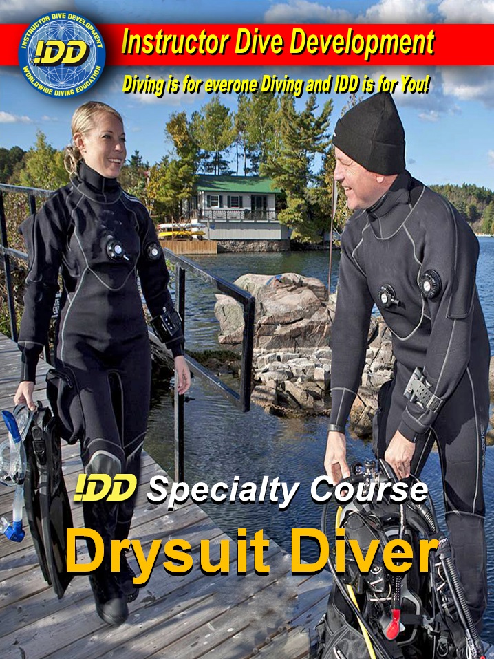 IDD IADS Drysuit Diver Waterman Dive Center Tilburg