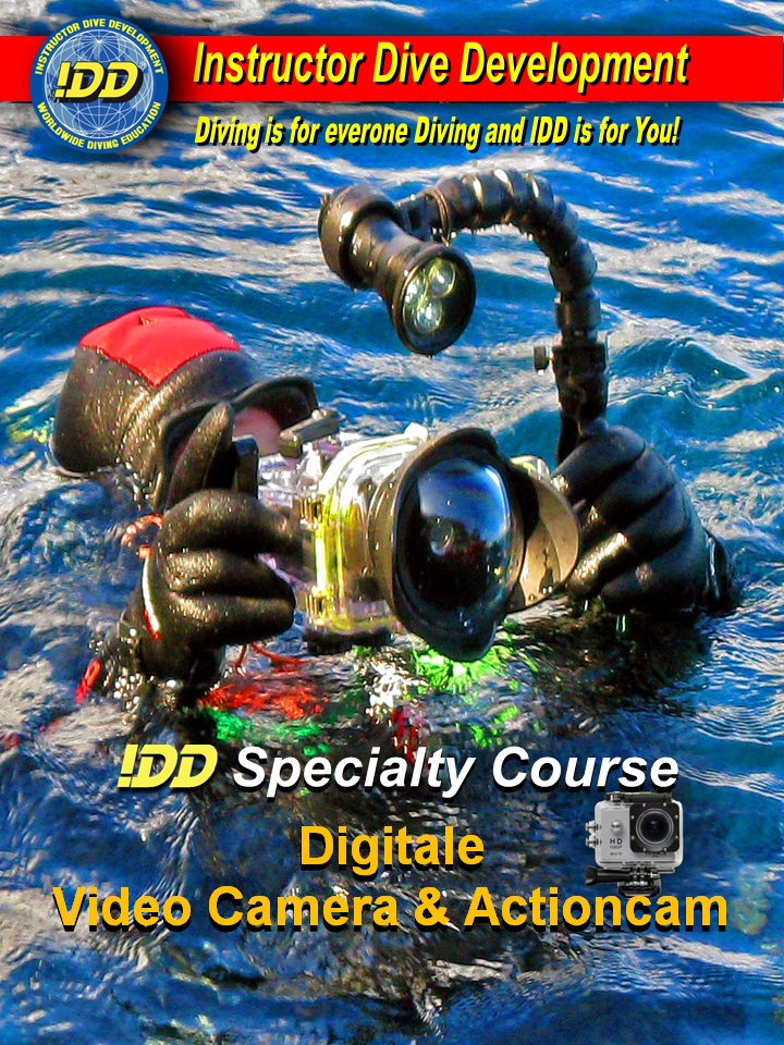 IDD IADS UW Video Camera & Actioncam Diver Waterman Dive Center Tilburg