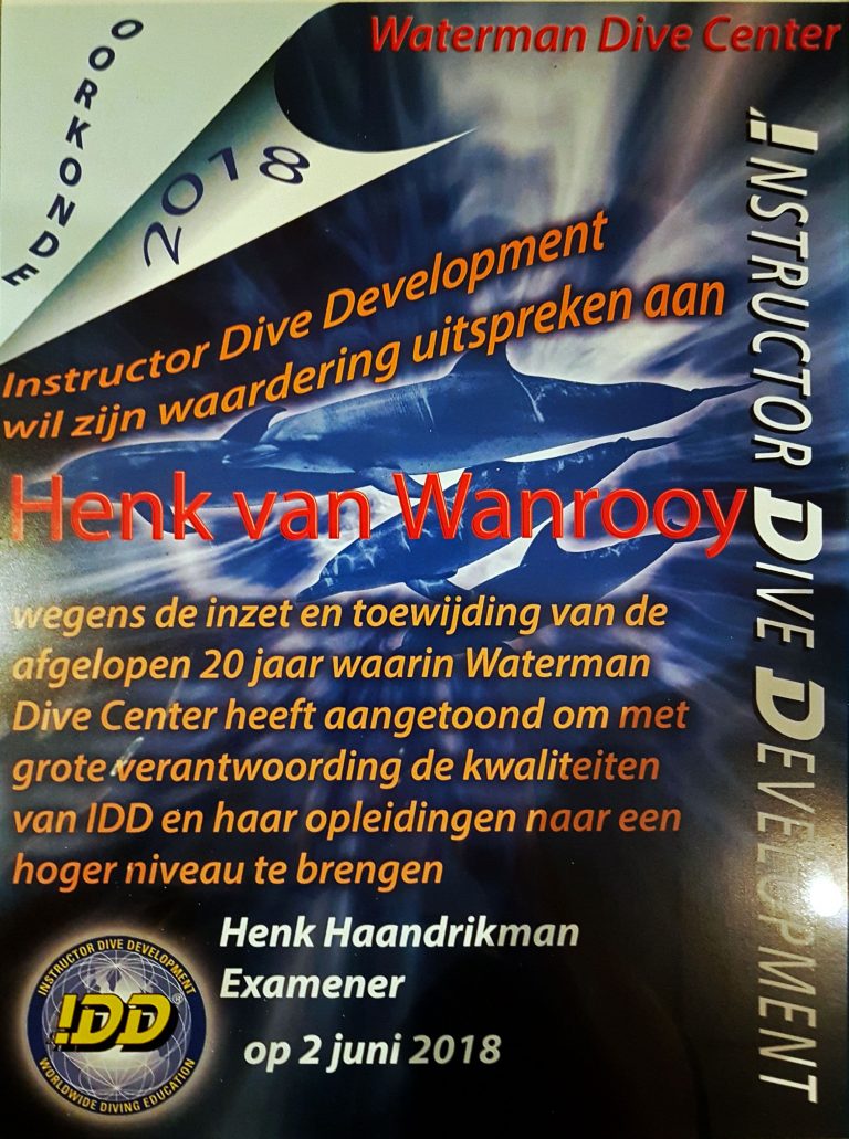 Waterman Dive Center Perslucht Vulstation