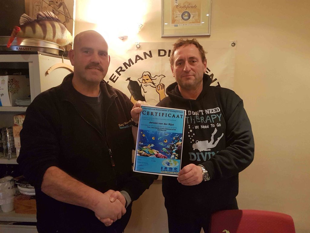 Waterman Dive Center Tilburg FULL FACE MASK JEROEN Instructor